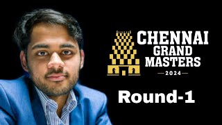 Chennai Grandmasters 2024  Round1  Arjun Erigaisi Levon Aronian Vidit Gujrathi  5 Nov 2024 [upl. by Walcoff]