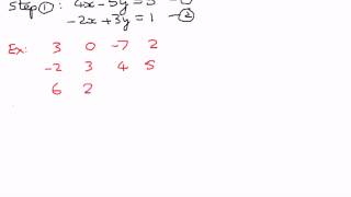 Matrices Augmented Matrix and Coefficient Matrix Example 2 [upl. by Berti]