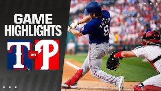 Rangers vs Phillies Game Highlights 52224  MLB Highlights [upl. by Cathrin129]