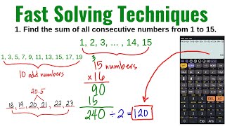 Fast Solving Techniques  Consecutive Numbers [upl. by Hairacaz506]