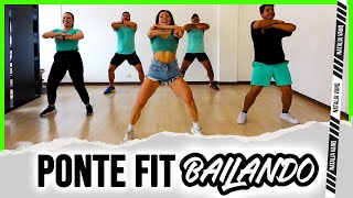 🔥BAILE FIT INTENSO en CASA 130 Quema calorías en casa Intense Zumba Dance Class  Natalia Vanq [upl. by Adnilec82]