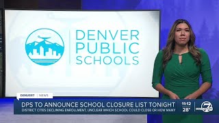 DPS to make school closure recommendations Thursday [upl. by Guendolen987]