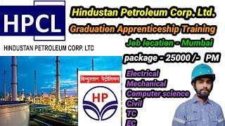 Hindustan petroleum corporation Limited HPCL Recruitment 2024 btech diplomajobs apprentice [upl. by Ajoop]