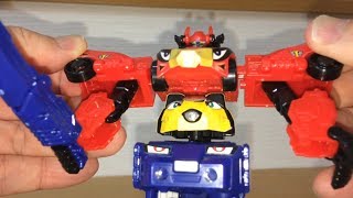 炎神戦隊ゴーオンジャー ミニプラ炎神合体総集編01 前田動画 Engine Sentai Goonger Engineoh [upl. by Naujit]