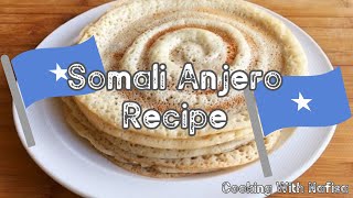 Anjero somali Recipe Anjero Fuddud [upl. by Mahau]