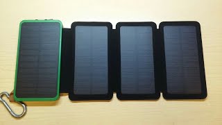 4 Panel Solar Power Bank Review by Stealth Angel Survival [upl. by Saberio]