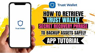 How to RETRIEVE your “Secret Recovery Phrase” on Trust Wallet  Crypto App Tutorial [upl. by Lusar896]