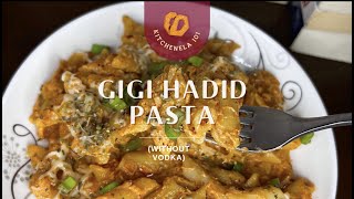 GIGI HADID PASTA Without vodka Quick and easy recipe Must Try [upl. by Anehsat]