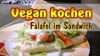 Rezept Vegane Falafel selber machen  Veganer Döner  Vegan kochen [upl. by Heaps399]