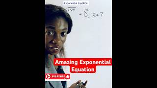 Amazing Exponential Equation Solve for x viralmathshort [upl. by Michelle]