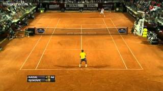 Djokovic Tops Nadal In Rome Final Highlights [upl. by Seyah966]