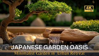 Outdoor Oasis Creating a Minimalist Japanese Garden in Your Urban Backyard Retreat [upl. by Call]