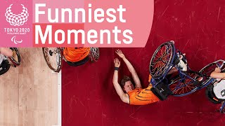 Tokyo 2020s Funniest Moments ❤️💙💚  Tokyo 2020 Paralympic Games [upl. by Mannos]