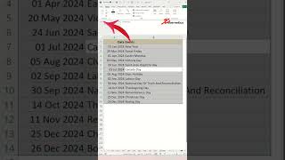 Dynamic Monthly Calendar With Statutory Holiday In Excel  PART 2  Excel Tips and Tricks [upl. by Serg374]