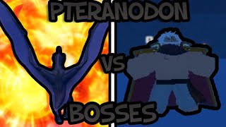 Pteranodon VS All First Sea Bosses GPO [upl. by Ramar186]