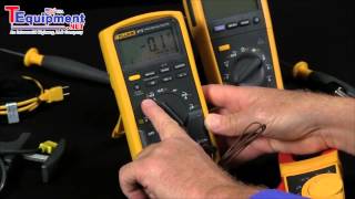 How to Measure Temperature With A Fluke Multimeter Features Models 87V amp 233 [upl. by Suivart]