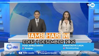 JAMBI HARI INI  Edisi 1 Desember 2024jhiPilkada2024TVRIJambiMediaPemersatuBangsa [upl. by Hacceber861]