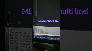 Line command in autocad autocad short keyautocad tips [upl. by Joe122]