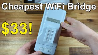 Bridging on a Budget The Cheapest 5GHz WiFi Bridge on AliExpress [upl. by Ilrahc927]