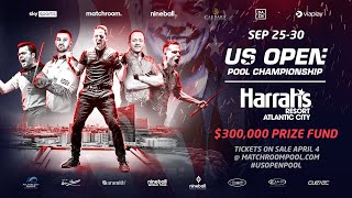 WATCH LIVE  2023 US Open Pool Championship  Table One [upl. by Yerag]