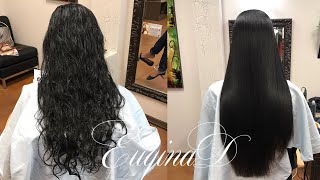 Keratin Treatment on long Indian Hair [upl. by Boar655]