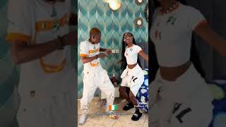 grâce moya et rash makosso challenge tiktok 2024 [upl. by Ahsilla690]