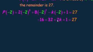 Dividing Polynomials and the Remainder Theorem Part 3 [upl. by Julee]