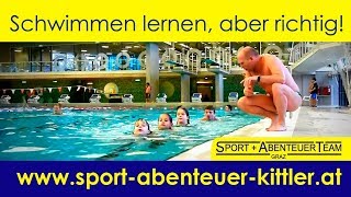 Schwimmen lernen aber richtig  Anfängerschwimmkurse [upl. by Hugo408]