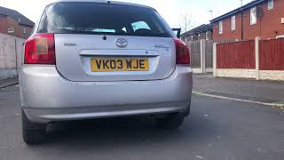 Toyota Corolla T3 14 Vvti EXHAUST SOUND Before amp After [upl. by Alper]