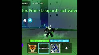 LeopardPilot helmetMink V4 IS OP bloxfruits roblox gaming [upl. by Giffard371]