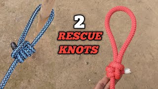 RESCUE KNOTS AND HITCH💯SAFE AND STRONG [upl. by Sipple]