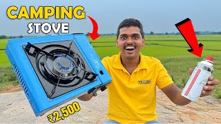 Awesome amp Useful Camping Stove Unboxing 🔥🔥 Telugu Experiments [upl. by Eppesuig923]