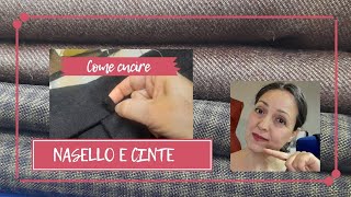 Nasello e cinte come cucirli [upl. by Rosina]