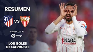 ¡El Sevilla se mete en la UCL por tercer año consecutivo  Resumen del Atleti 11 Sevilla [upl. by Akelam]