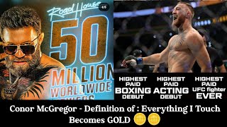 conor mcgregor breaking records in hollywood now conor mcgregor meaning of making amp breaking record [upl. by Dun]