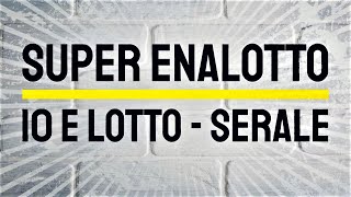 SUPER ENALOTTO  10 e LOTTO Gratis consigli validi dal 18 al 20 Aprile 2024 [upl. by Fablan]