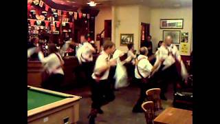 Cardiff Morris dance Y Caseg Eira at the Castle Hotel Barry 6th September 2011 [upl. by Berner294]