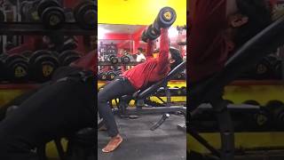 Chest Incline dumbbell press rajeshhantal youtube motivation youtubshorts love [upl. by Aileda]