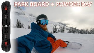 Can You Ride A PARK Board on a POWDER Day Yes The Greats vs Whistler [upl. by Lucilla]