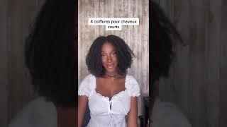 Coiffure cheveux naturel court [upl. by Ytineres]