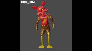 FNAF MOVIE GAME In Real Time FOXY WALKCYCLES fnaf fivenightsatfreddys fnafmovie [upl. by Enahsal]