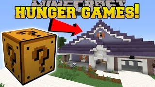 Minecraft PAT amp JENS REAL HOME HUNGER GAMES  Lucky Block Mod  Modded MiniGame [upl. by Eiramaneet]