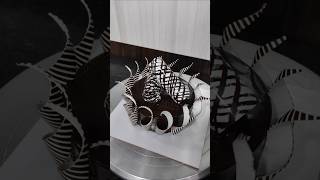 Simple chocolate cake decoration ideas chocolatecake shorts youtubeshorts viralvideo trending [upl. by Margaux974]