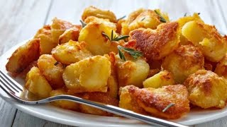 Patate scrocchiarelle😊 al forno o in padella info ⬇️ [upl. by Tabina]