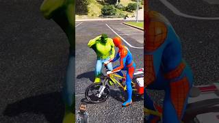 Spider man 🕷️ help Hulq give revenge youtubeshorts spidermanhulk marvel marvelingchandsial514 [upl. by Refinej451]