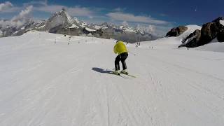 Cervinia summer skiing [upl. by Reffotsirk]