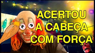 SLIPKNOT  SHAWN ACERTOU A CABEÇA COM UM TACO NO ROCK IN RIO 2011 [upl. by Aivon]