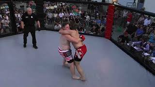 Trent Smeltzer vs John Smith  Heavy Weight Ammy MMA [upl. by Nataline618]