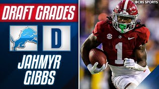 Lions Draft Running Back STANDOUT in Jahmyr Gibbs with No 12 Pick  2023 NFL Draft [upl. by Amr]