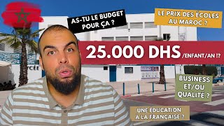 Une ÉCOLE à 25000 DHS par ENFANT lannée [upl. by Cindra765]